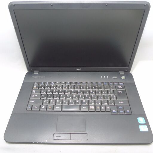 送料無料 ノートパソコン 中古動作良品 15.6型 NEC VJ22LR-D Core i3 2GB 250G DVDRW Win10