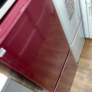 AQUA 2ドア冷蔵庫 2016年製 184L AQR-18E ファン式