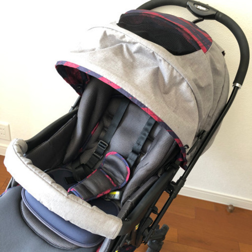 ピジョン　A型　ベビーカー　美品　オシャレ
