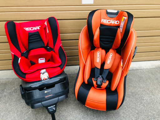 【お得にセットで】RECARO レカロ チャイルドシートSTART 07 アルトオレンジ & START SR スパークレッド