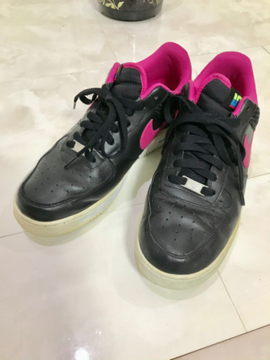美品！エアフォース1 黒✖️ピンク