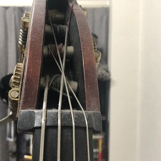 【引取限定】コントラバス(ウッドベース) 改造ピックアップ付きの画像