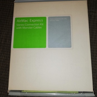  Apple AirMac Express M9470J/A AirMac + Express Stereo Connection Kit with Monster Cablesの画像