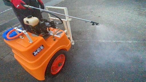 動画付 現物確認歓迎 整備済 圧力の強い みのる 手押し 動力噴霧器 ロビン HEP-65R タンク80L 初期不良対応OK