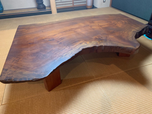 一枚板　ローテーブル