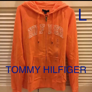 新品タグ付きTommy Hilfigerトミーロゴパーカー/L