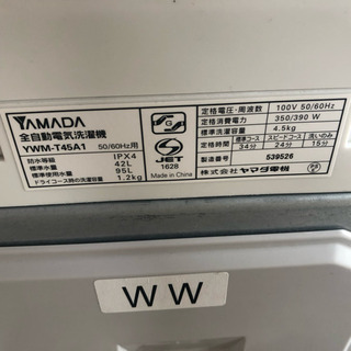洗濯機((お譲り先決まりました！))の画像
