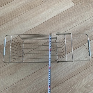 水切りカゴ、シンク　スライド式の画像