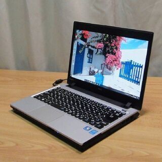 特価 超美品 高速・軽量・高性能ノートPC NEC Versa Pro 13.3インチ Win10 pro・Office 2019 pro 搭載 Core i3 メモリー4GB SSD 240GB（新品）DVDドライブ 重量1.3㎏の画像