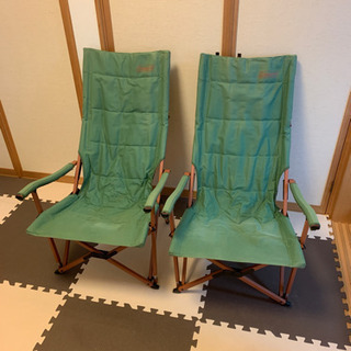 (お引渡者様決定済)2脚セット　コールマン  コンフォートキャンバスチェア