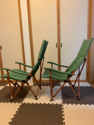 (お引渡者様決定済)2脚セット　コールマン  コンフォートキャンバスチェア