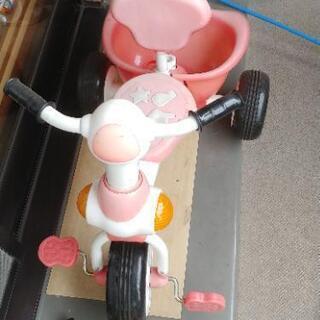 三輪車  3輪車 西松屋 棒付き