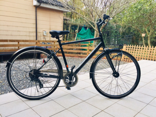 【早い者勝ち 新品同様‼︎】27インチ6段変速オートライトクロスバイク