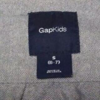 GAP グレーシャツ ブラウス 120の画像