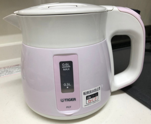 ⚠︎23日まで限定⚠︎タイガー 電気ケトル わく子 600ml