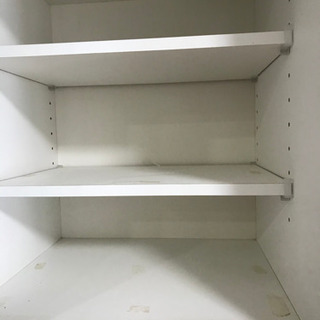 食器棚　炊飯器　電子レンジ収納の画像