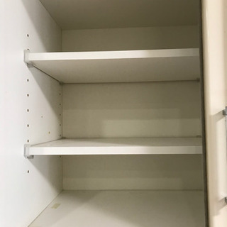 食器棚　炊飯器　電子レンジ収納の画像