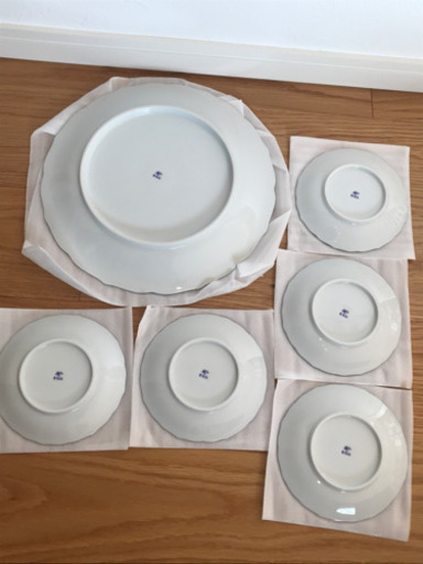 香蘭社 オーキッドレース プレートセット