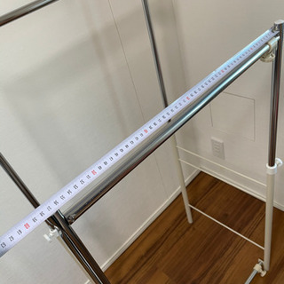 物干　ハンガーラック　押入パイプハンガーの画像