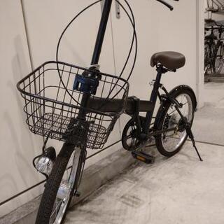 折りたたみ自転車 アサヒオリジナルモデル　ほぼ新品、品質保証書付き、オートライト付き、6段変速ギア付き
の画像