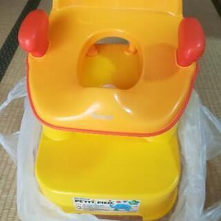 補助便座と踏み台のセット　ポッティス　リッチェル
