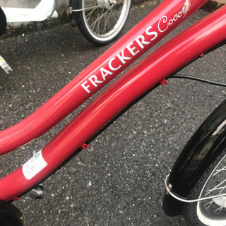 子供乗せ　自転車　リヤチャイルドシート付き　3人乗り可の画像