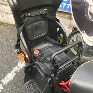子供乗せ　自転車　リヤチャイルドシート付き　3人乗り可の画像