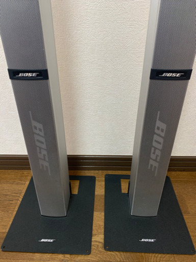 BOSE 55WER-Sペア（2本セット・シリアル連番）ボーズトールボーイスピーカーシルバー