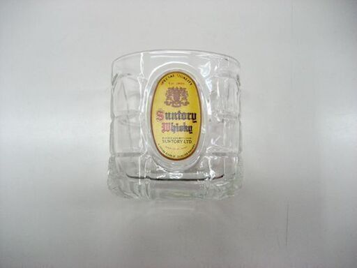 未使用・保管品 Suntory 亀甲 角瓶グラス 6客セット サントリー ウイスキー ロック 非売品 ガラス 昭和レトロ 札幌 厚別店