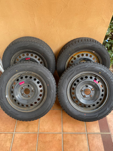 185 65R/15 スタッドレスタイヤ 4本