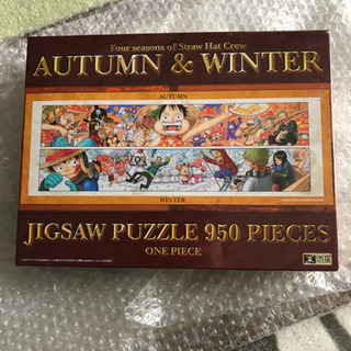 【決まりました】アニメ　ワンピース  ジグソーパズル　額縁セット