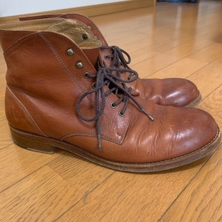 本革ブーツ　26.5cmの画像