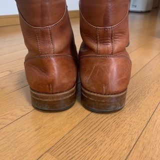 本革ブーツ　26.5cmの画像