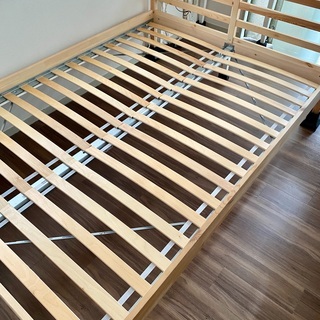 【早い者勝ち】IKEAベッドフレーム！！ナチュラルウッド