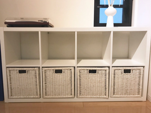 IKEA カラックスと収納ボックスのセット