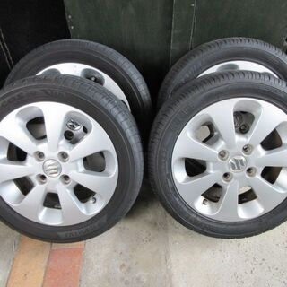 スズキ純正 14インチ シルバーホイール 4本セット スズキ純正 14インチ 4.5J+50 4H-100 アルミ ホイール 4本 セット MR