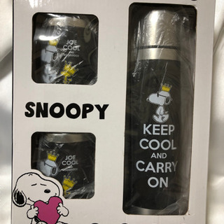 めっちゃ可愛い！SNOOPYステンレスボトル&マグカップ2個セッ...