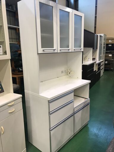 【愛品館八千代店】ニトリ　キッチンボード　ビッキー105【愛八KT】