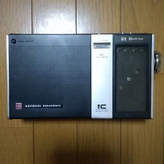 ナショナル　パナソニックトランジスタラジオ　GXワールド.ボーイ...