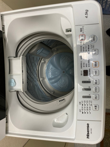 Hisense  全自動洗濯機4.5kg HW-T45C