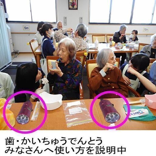 「赤外線センサー」つき 歯かいちゅうでんとう　