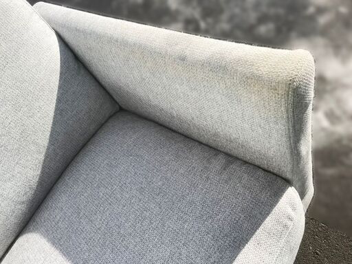 札幌★ ニトリ 家具 布張り 2人掛けソファ 美品◆ファブリック クッション◆ 長椅子 NITORI / ポケットコイル