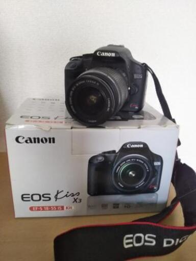 Canon EOS kiss X3 カメラ、望遠レンズ