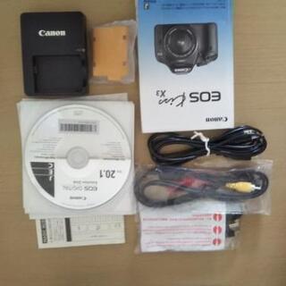【ジャンク】Canon EOS kiss X3 カメラ、望遠レンズの画像