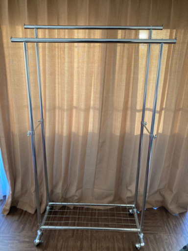 ハンガーラック 業務用 パイプハンガー 2連 耐荷重190kg