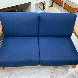 【愛品館 江戸川店】KEYUCA　２Pソファ　ソファ　ID:156-008641-007　配送可　代引き配送可（代引きの場合は現金のみのお取り扱いになります）の画像