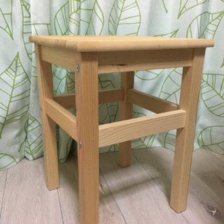 IKEA  木製スツール