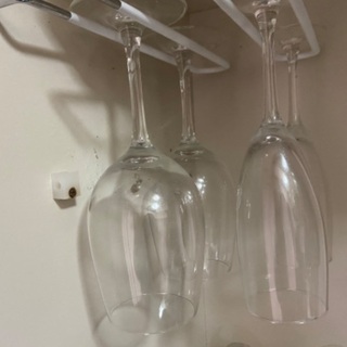 ワイングラス＆ラックの画像