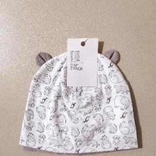 新品 H&M ベビーキャップ くま耳帽子 74-80 6-12ヶ...