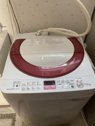 【取り置き中】シャープ全自動洗濯機 ES-KS70N